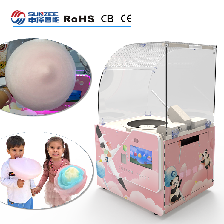 SUNZEE Small Business Cotton Candy Vending Machine Semi